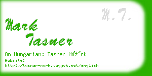 mark tasner business card